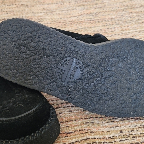 UNDERGROUND Wulfrun Single Black Suede Creeper | UK 3 - Picture 3 of 7